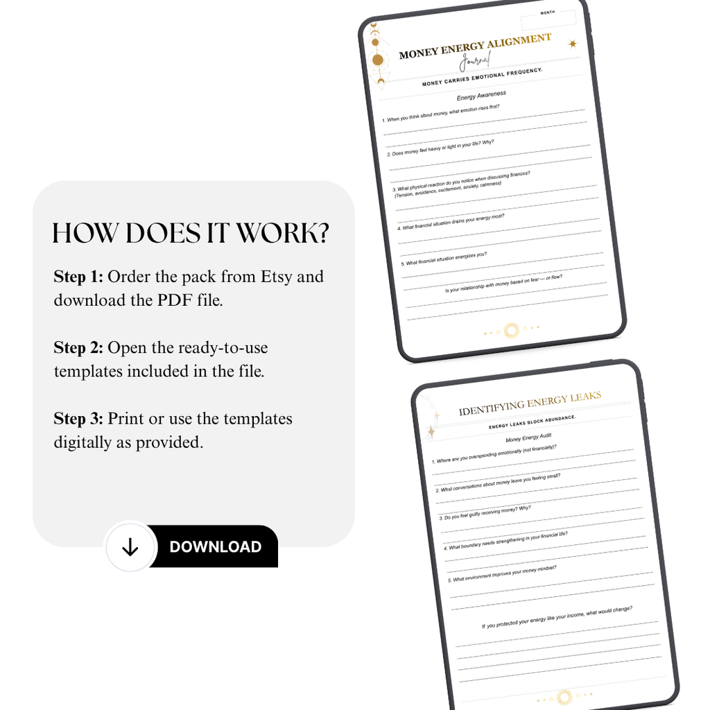 Elite Money Energy Alignment Journal PDF PNG 2026 Wealth Manifestation Success Map Financial Abundance Goal Tool Mindset Strategy Organizer
