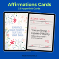 DIY Affirmation Card Templates PDF PNG | Blank Quote Cards | Write Your Own Message | Vision Board Cutouts | Printable Flashcards | Notes | Instant Download