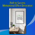 Path to Success Motivational Wall Art PDF PNG | Entrepreneur Office Decor | Success Iceberg Print | Hustle Mindset Poster | Corporate Gift | Instant Download