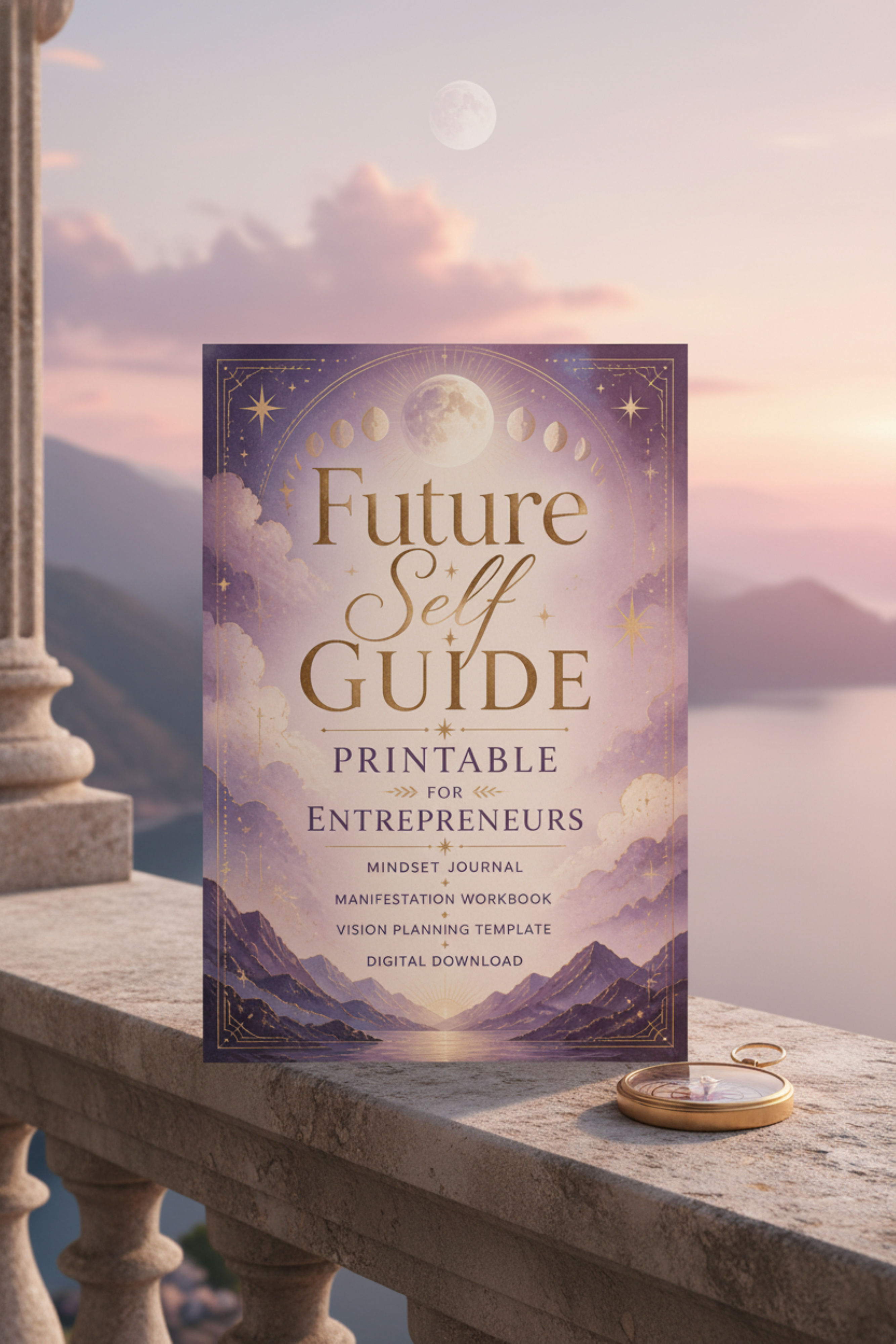 Future Self Guide Printable | Manifestation Workbook | Mindset Journal for Entrepreneurs | Goal Setting Planner | Vision Board Workbook | Personal Growth | Digital Download