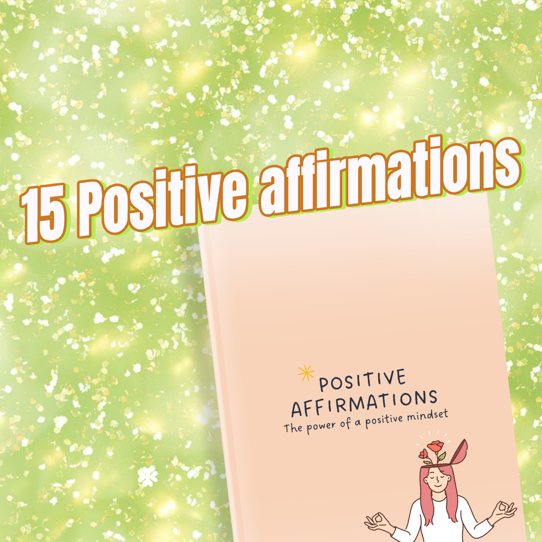 15 Positive Affirmation Cards PDF PNG | Daily Self Love Quotes | Confidence Booster Deck | Vision Board Printable | Mental Health Gift | Instant Download