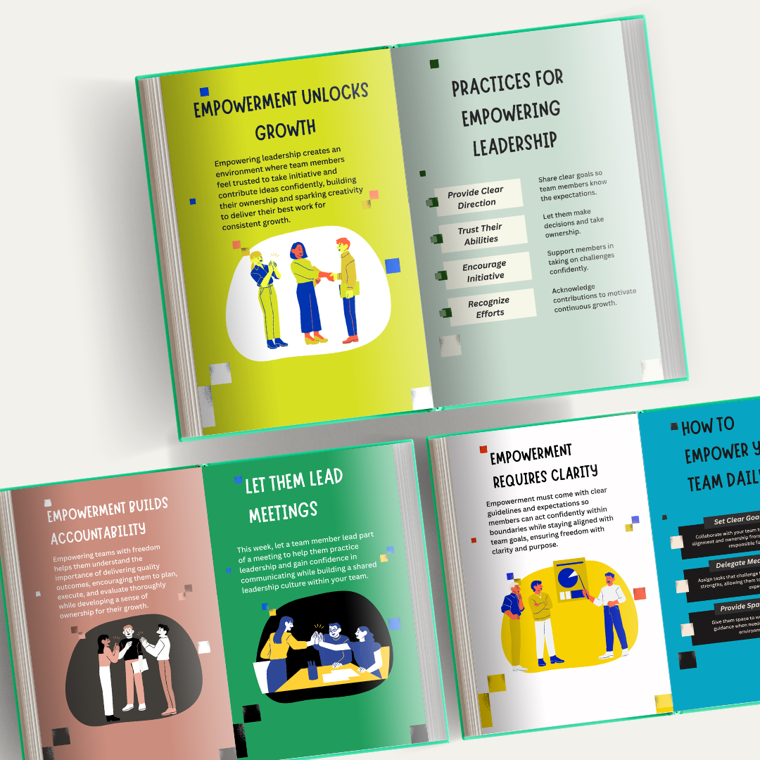 Empowering Leadership Book Study Guide PDF PNG | Professional Development Workbook | Business Book Club Kit | Manager Training Notes | Career Growth | Instant Download