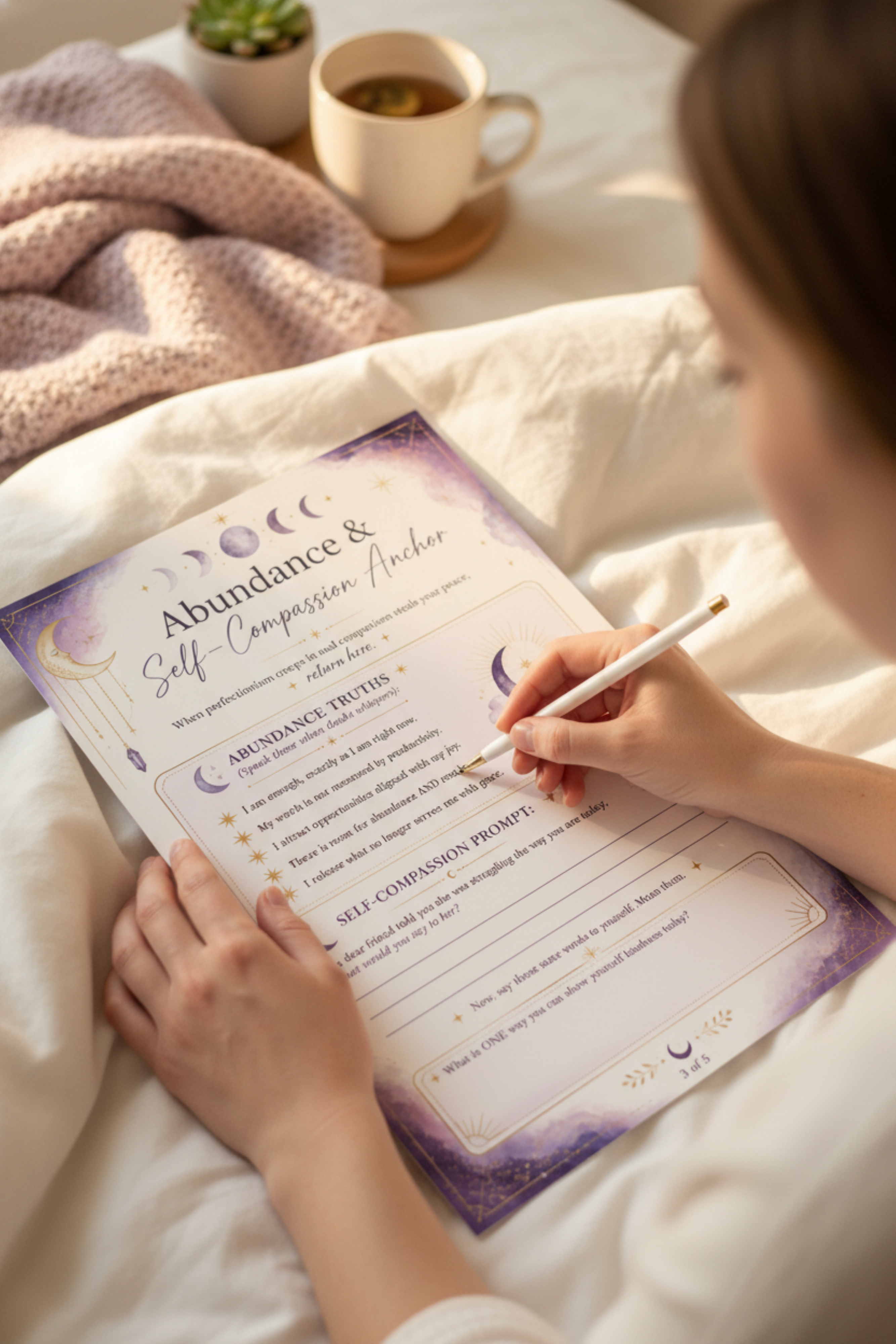 Affirmation Vault Printable | Daily Affirmations Journal | Self Care Workbook for Women | Mindset Journal | Gratitude Planner | Wellness Tracker | Digital Download