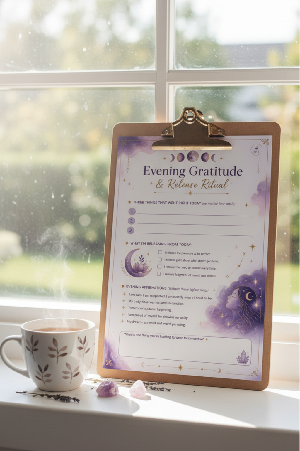 Affirmation Vault Printable | Daily Affirmations Journal | Self Care Workbook for Women | Mindset Journal | Gratitude Planner | Wellness Tracker | Digital Download