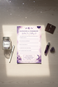 Healing Prompts Printable Journal, Affirmation Workbook, Gratitude and Reflection Journal, Personal Growth Digital Download