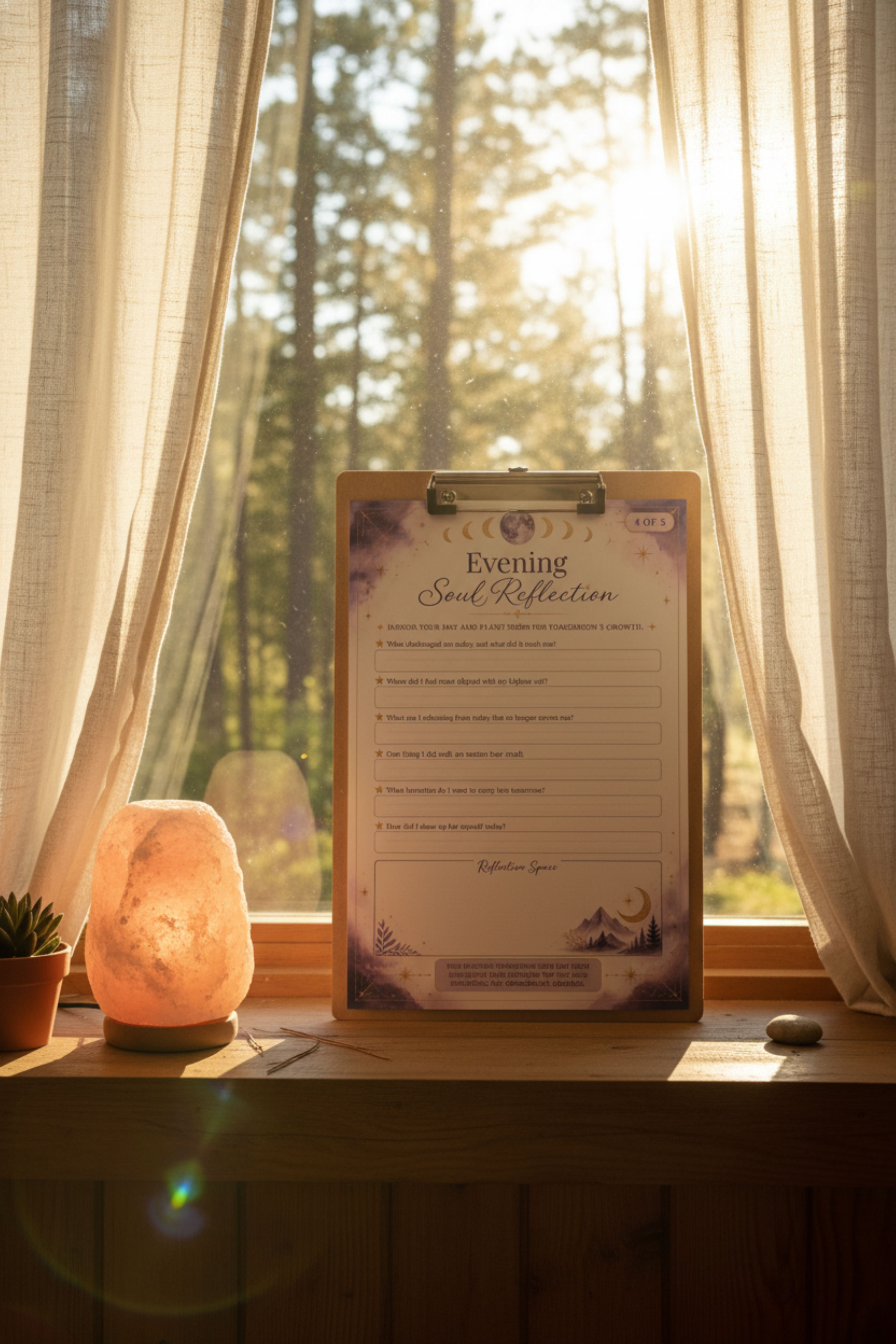 Daily Soul Prompts Printable | Gratitude Journal Pages | Mindset Reflection Worksheets | Affirmation Journal | Self Care Prompts | Wellness Journal | Digital Download