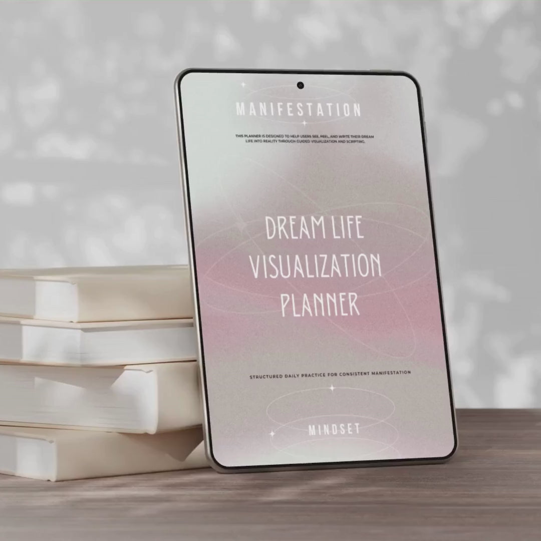 2026 Dream Life Visualization Planner | PDF PNG | Manifestation Roadmap | Future Self Audit System | Life Architecture Kit | Intentional Living | Digital Download Bundle