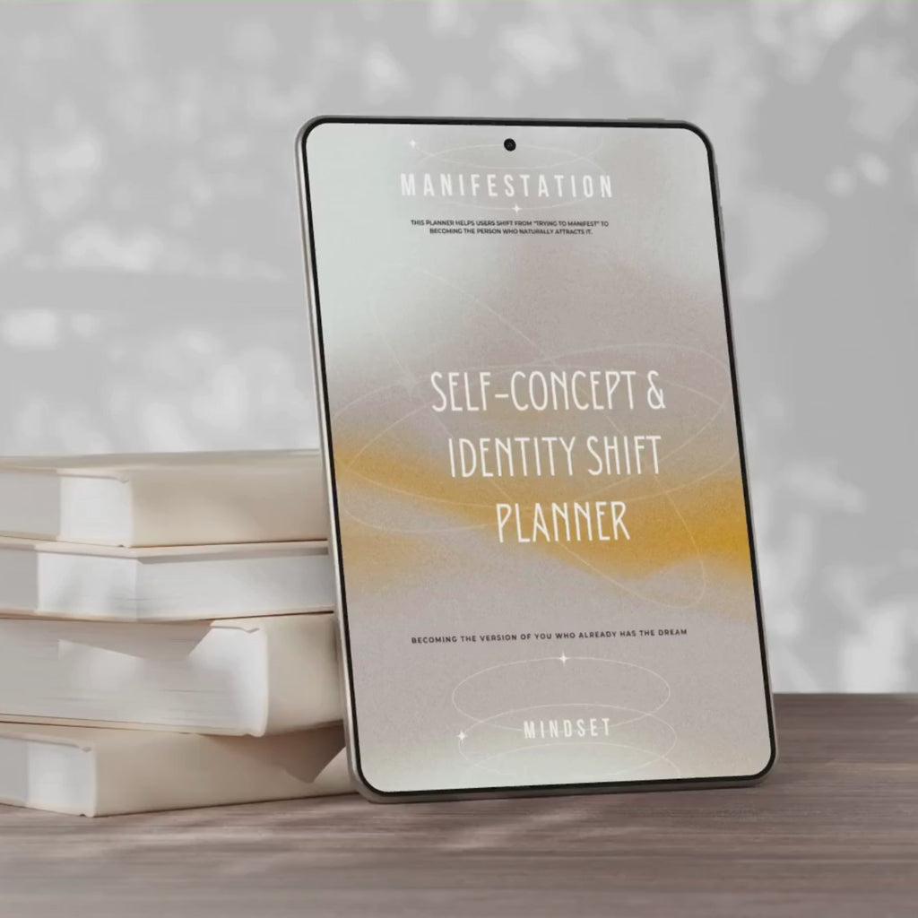 2026 Self-Concept & Identity Shift Planner PDF PNG Identity Transformation Roadmap Personal Narrative Audit Mindset Architecture Digital Download Bundle